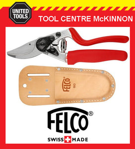 FELCO 7 ERGONOMIC SWISS MADE PRUNING SHEAR / SECATEURS + LEATHER HOLSTER