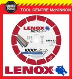 NEW! LENOX METALMAX 9” / 230mm METAL CUTTING WHEEL – 1000+ CUTS PER BLADE!