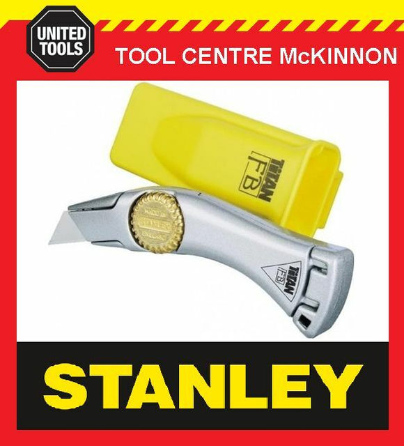STANLEY TITAN 1-10-550 FIXED BLADE UTILITY KNIFE WITH HOLSTER