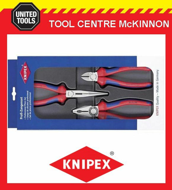 KNIPEX 00 20 11 ASSEMBLY PACK 3pce PRO PLIER SET – MADE IN GERMANY