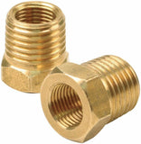 BRASS REDUCING BUSH ADAPTOR – 3/8” BSP MALE TO TO 1/4” BSP FEMALE