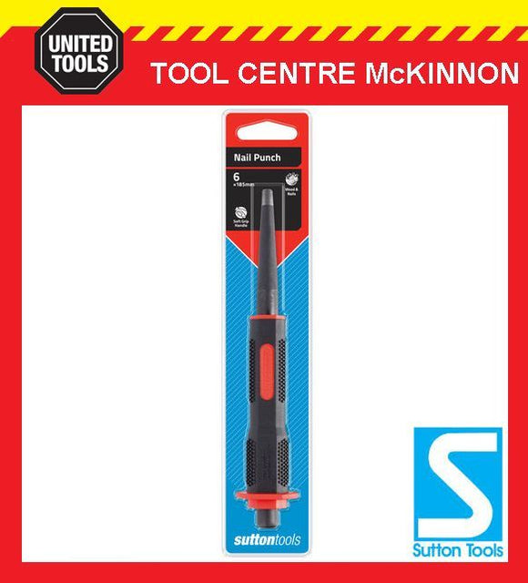 SUTTON TOOLS 2mm NAIL PUNCH WITH SOFT GRIP HANDLE