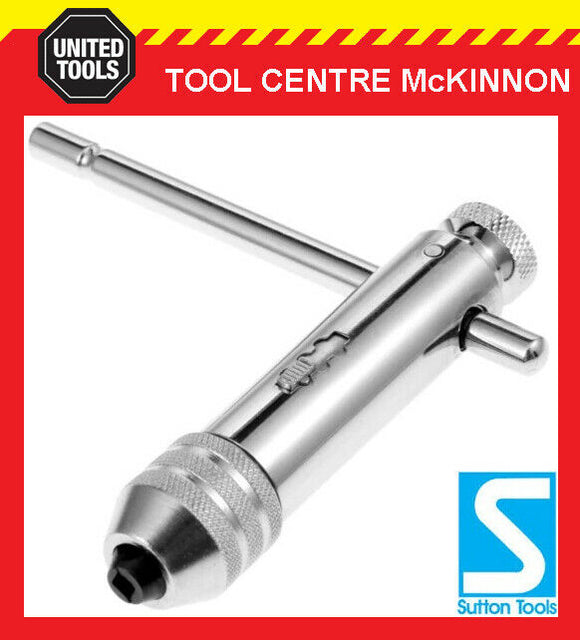 P&N BY SUTTON TOOLS RATCHETING TAP WRENCH – T HANDLE BAR TYPE FOR M3 – M10 TAPS