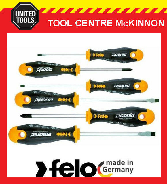 FELO 41096148 ERGONIC 6pce SCREWDRIVER SET – MADE IN GERMANY