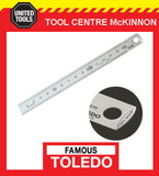 FAMOUS TOLEDO METRIC & A/F JAPANESE MADE STAINLESS STEEL RULES - 150mm - 1000mm