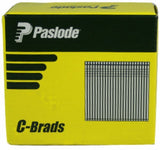 PASLODE 50mm C SERIES 16 GAUGE GALVANISED BRADS / NAILS – BOX OF 3000