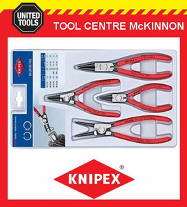 KNIPEX 00 20 03 V02 4pce INTERNAL & EXTERNAL CIRCLIP PLIER SET – MADE IN GERMANY