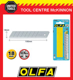 OLFA 10-PACK 18mm HEAVY DUTY SNAP OFF UTILITY KNIFE BLADES – MADE IN JAPAN