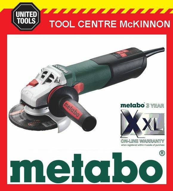 METABO W12-125Q 5” / 125mm 1250W ANGLE GRINDER WITH QUICK NUT – MADE IN GERMANY