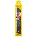 20 x TAJIMA ROCK HARD 25mm SNAP OFF UTILITY KNIFE BLADES – LCB65-20
