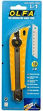 OLFA L-1 HEAVY DUTY WHEEL LOCK 18mm SNAP KNIFE CUTTER – MADE IN JAPAN