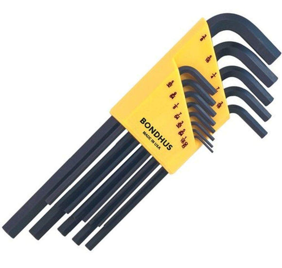 Roll over image to zoom in Bondhus 12137 Set of 13 Hex L-wrenches, Long Length, sizes .050-3/8