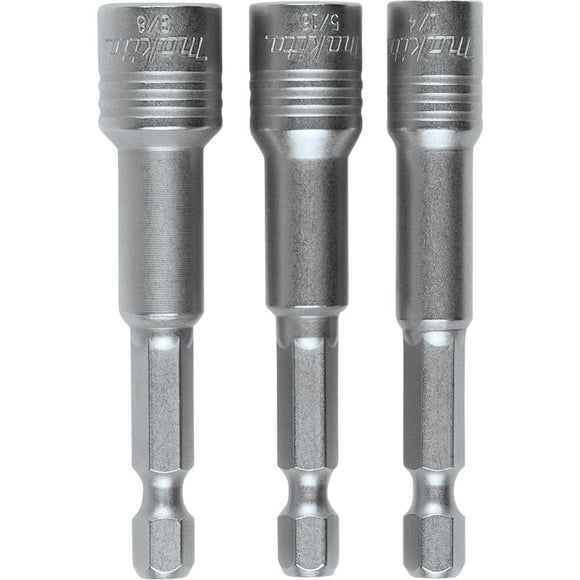 Makita Impact XPS Mixed Magnetic Nutsetter, 65 mm (Pack of 3)