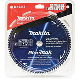 Makita Bluemak Tungsten Carbide Tipped Saw Blade, 260 mm x 25.4 mm x 80T