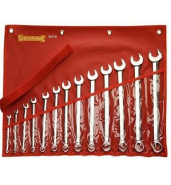 Sidchrome AF Ring & Open End Spanner 13-Piece Set