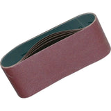 Makita 80# Grit Abrasive Sanding Belts, Brown, 100 mm Width x 620 mm Length (Pack of 5)