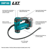 Makita DMP180Z Kompressor 8,3 bar 18 V (ohne Akku, ohne Ladegerät), Blau, Silber
