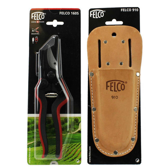 FELCO 160S Pruning Shears/Secateurs with Holster 910 Made In Switzerland