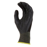 Maxisafe Black Knight Gripmaster Gloves, X-Large, Yellow Hem