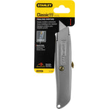 Stanley 10-099 6-Inch Classic 99 Retractable Utility Knife, Silver