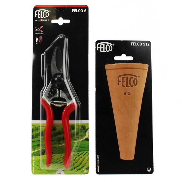 FELCO 6 Pruning Shears/Secateurs with Holster 912 Made In Switzerland Genuine