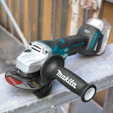Makita DGA505Z 18V Mobile Brushless Paddle Switch Angle Grinder, 125 mm Size