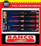 BAHCO ERGO BE-9881S 5pce 1000V VDE SCREWDRIVER SET – PHILLIPS AND SLOTTED