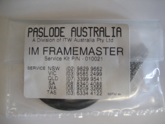 PASLODE CORDLESS GAS FRAMER CF325-LI SERVICE / O-RING KIT (2011 – CURRENT GUNS)