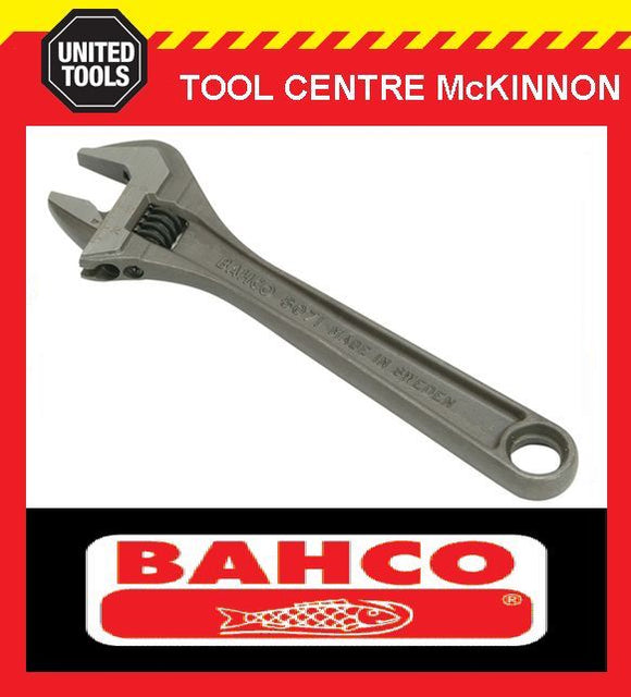 BAHCO 8072 10” PHOSPHATED BLACK FINISH ADJUSTABLE WRENCH SHIFTER