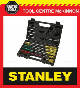 STANLEY 20pce ALL PURPOSE SCREWDRIVER AND ALLEN KEY SET IN CARRY CASE